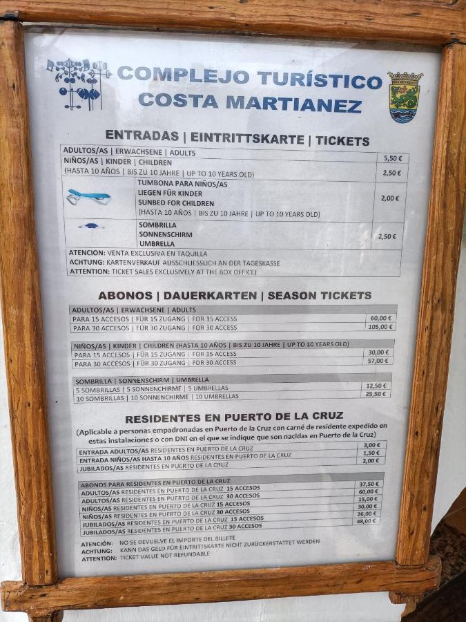 Casa Bianca Wifi5G 56M2 Doubleroom Puerto de la Cruz Kültér fotó